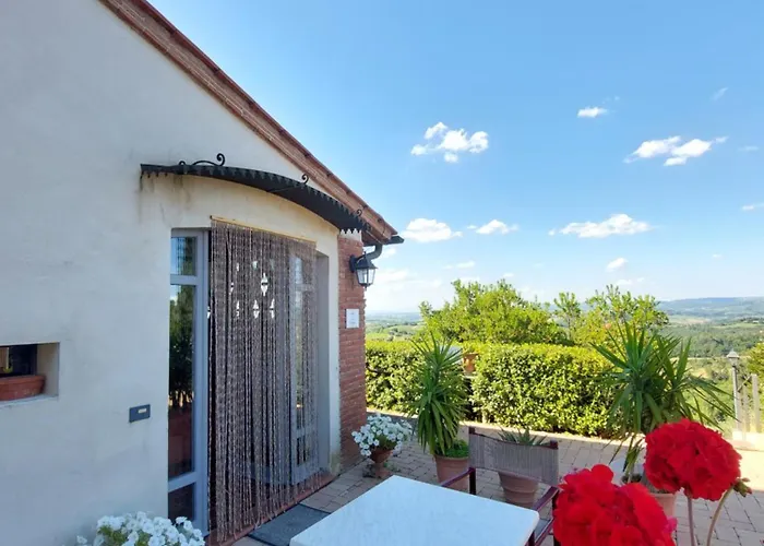شقة Castello Di Fulignano Leonardo Ground Floor سان جيمينيانو