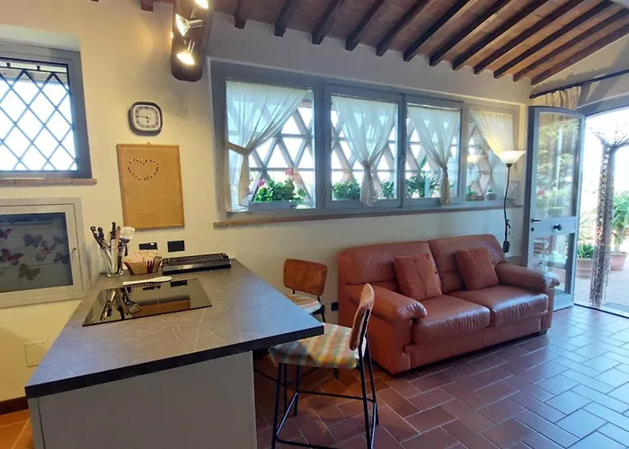 Castello Di Fulignano Leonardo Ground Floor شقة *